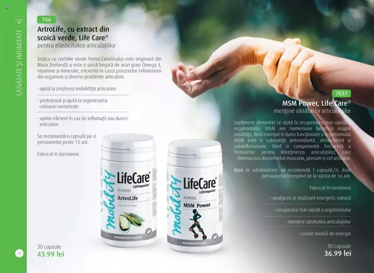 Catalog Life Care - Catalog Life Care toamna 2023 - iarna 2024 de la 1 septembrie până la 31 ianuarie 2024 - Revista Pagina 38
