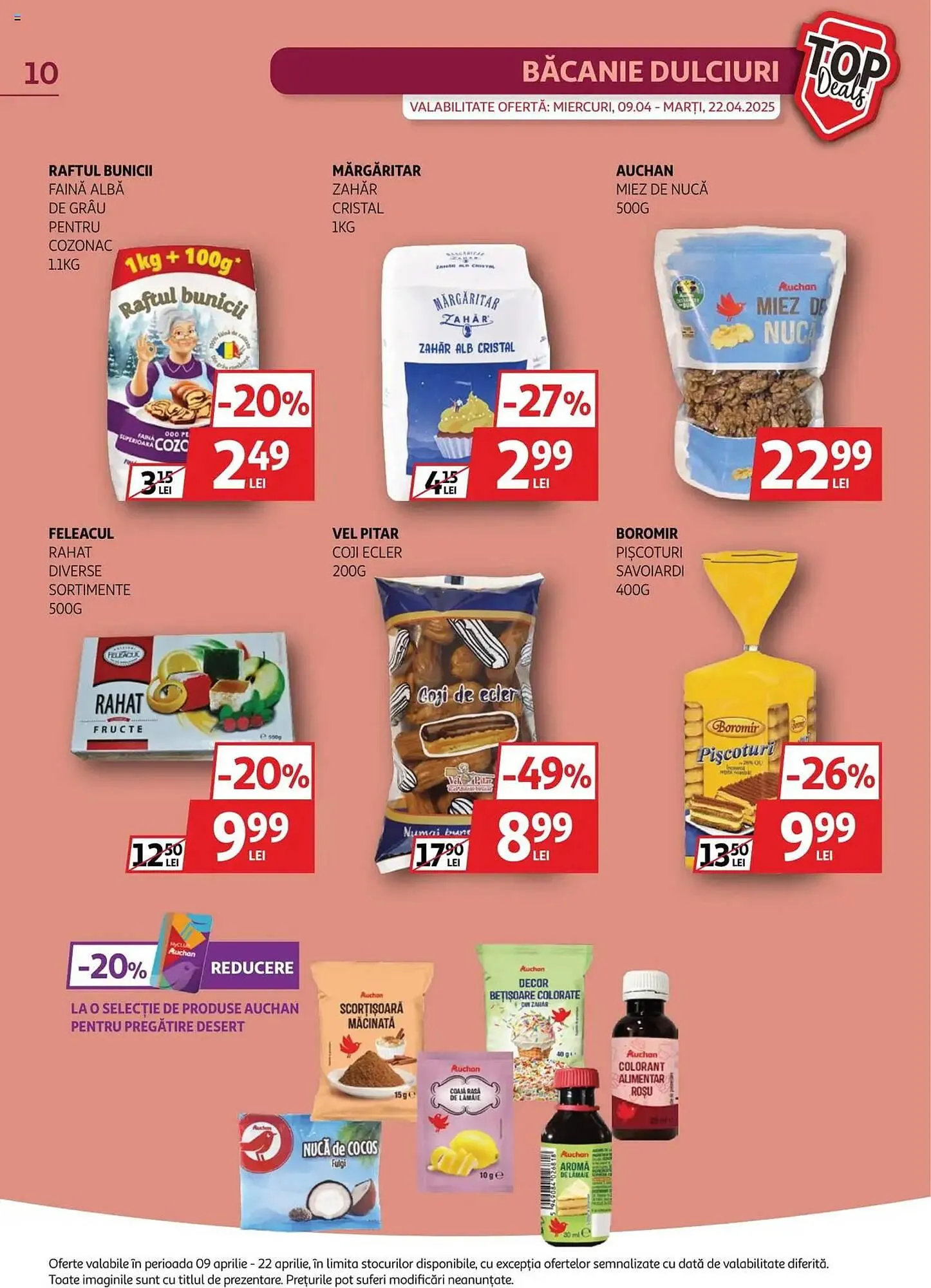 Catalog Catalog Auchan de la 9 aprilie până la 22 aprilie 2025 - Revista Pagina 10