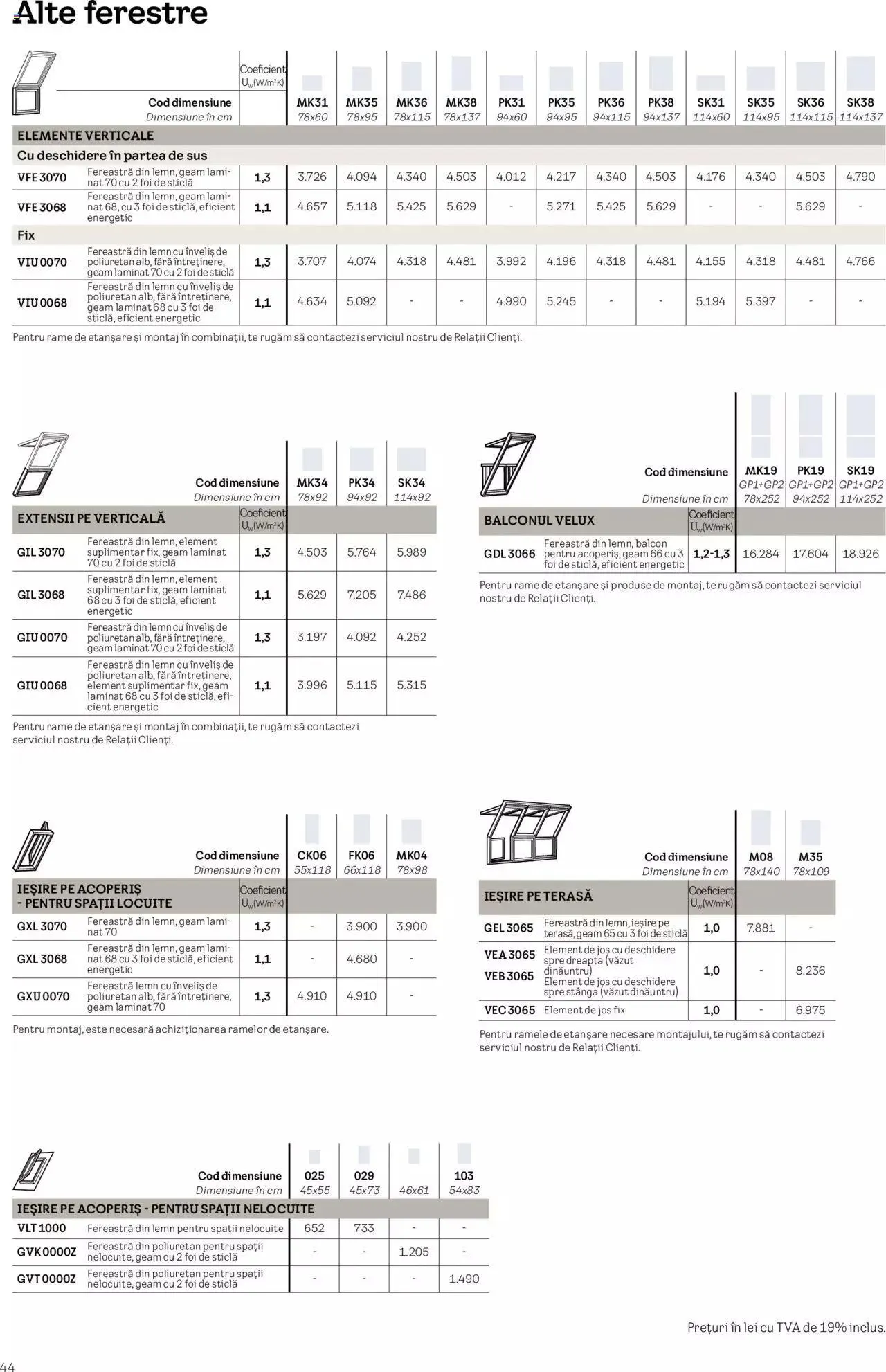 Catalog Catalog Velux de la 28 martie până la 31 decembrie 2023 - Revista Pagina 44