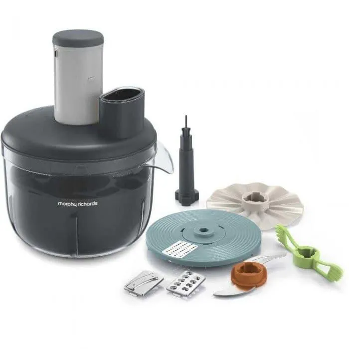 Robot de bucatarie Morphy Richards Prepstar 401014, 350W, 6 viteze, bol 4 l, Gri