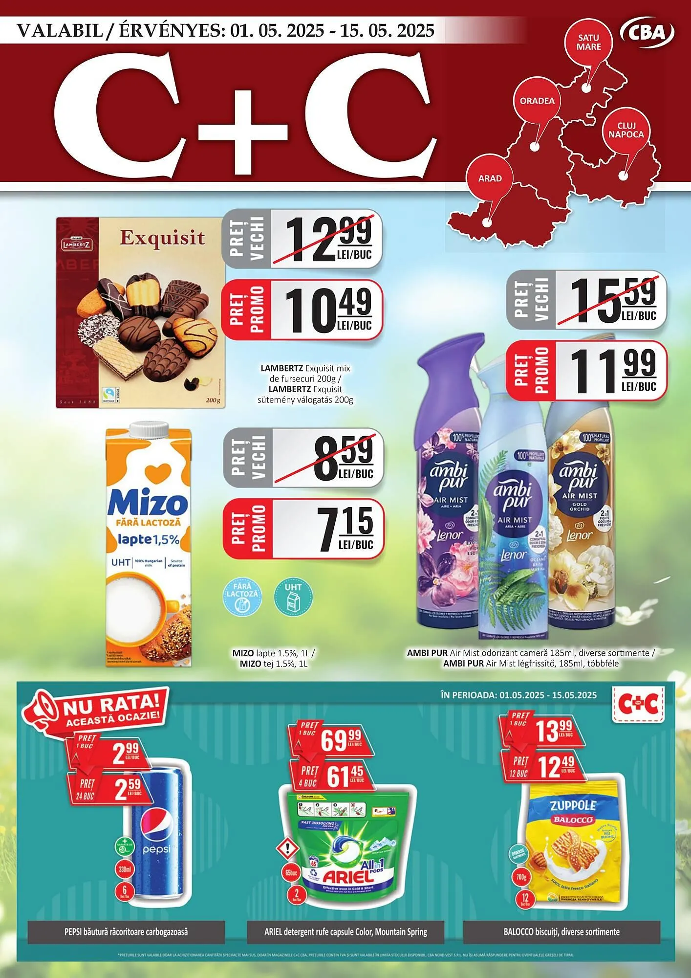 Catalog Catalog CBA de la 1 mai până la 15 mai 2025 - Revista Pagina 1