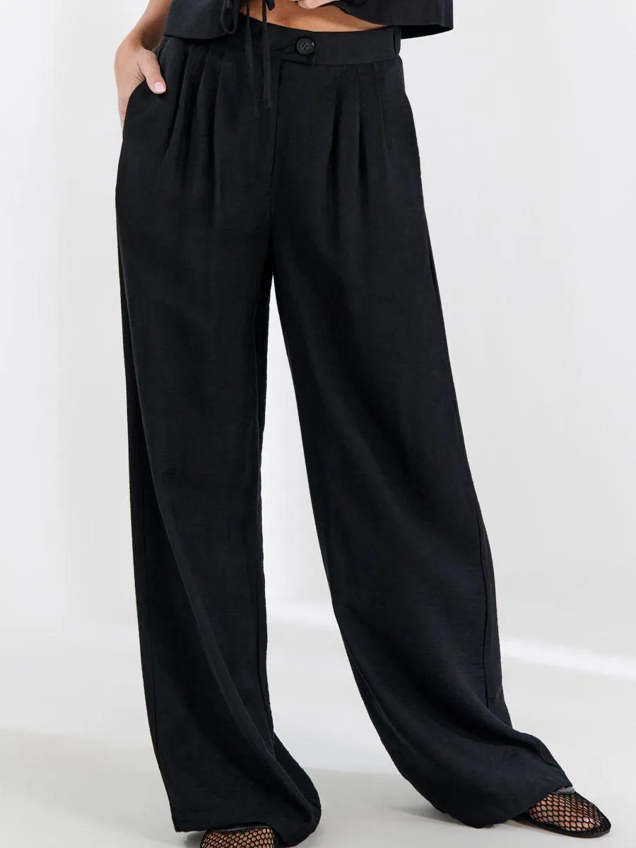 Pantaloni wide leg