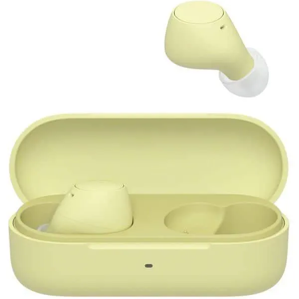 Casti SONY WF-C510, True Wireless, Bluetooth, In-ear, Microfon, Conexiune multipunct, galben