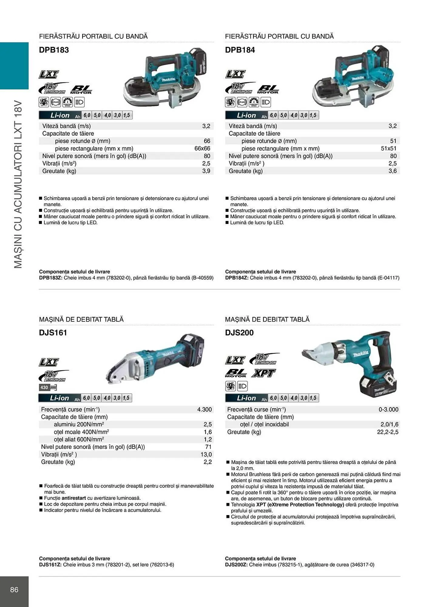 Catalog Catalog Makita de la 28 aprilie până la 31 decembrie 2026 - Revista Pagina 86