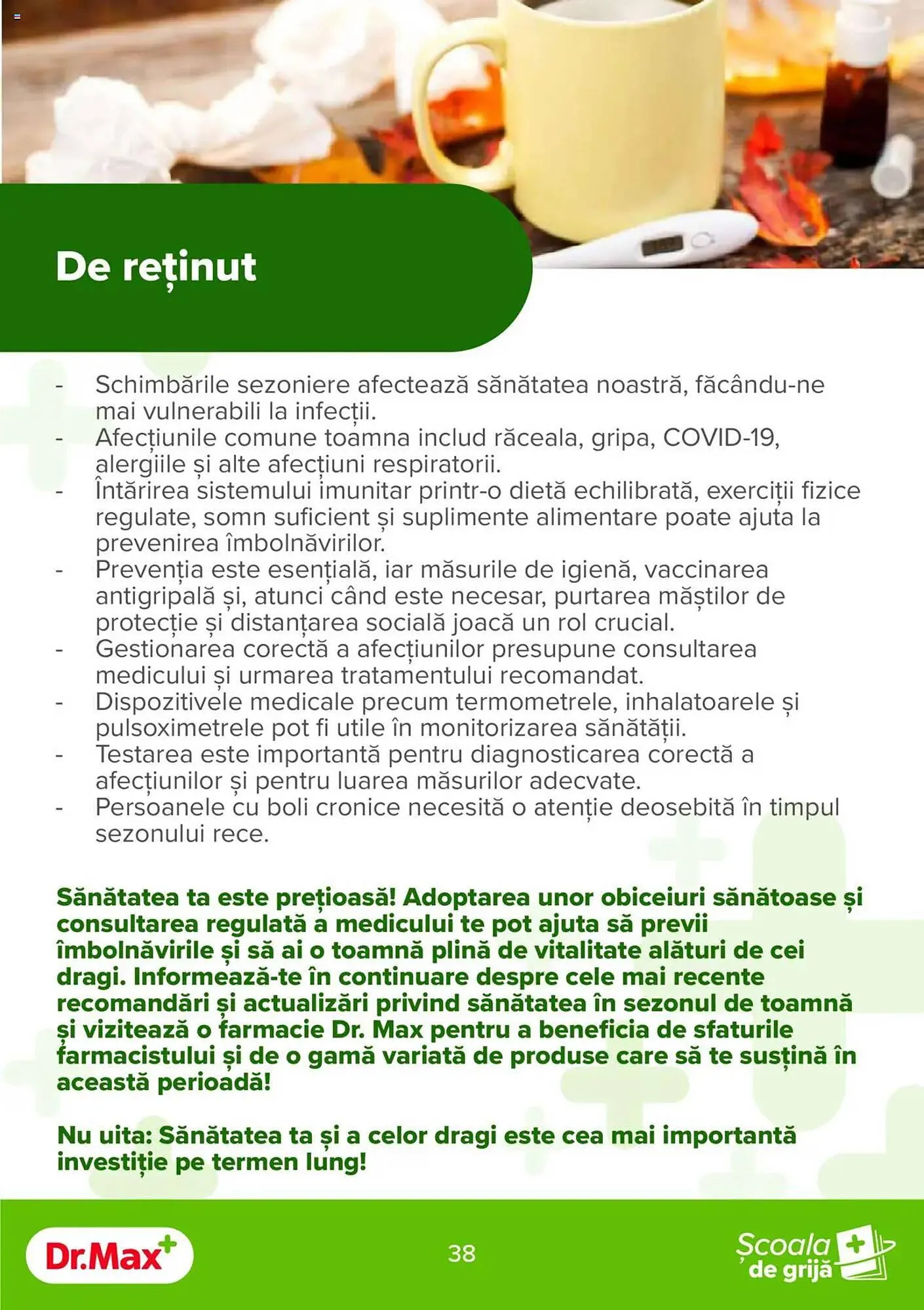 Catalog Catalog Dr.Max de la 18 septembrie până la 23 decembrie 2025 - Revista Pagina 39