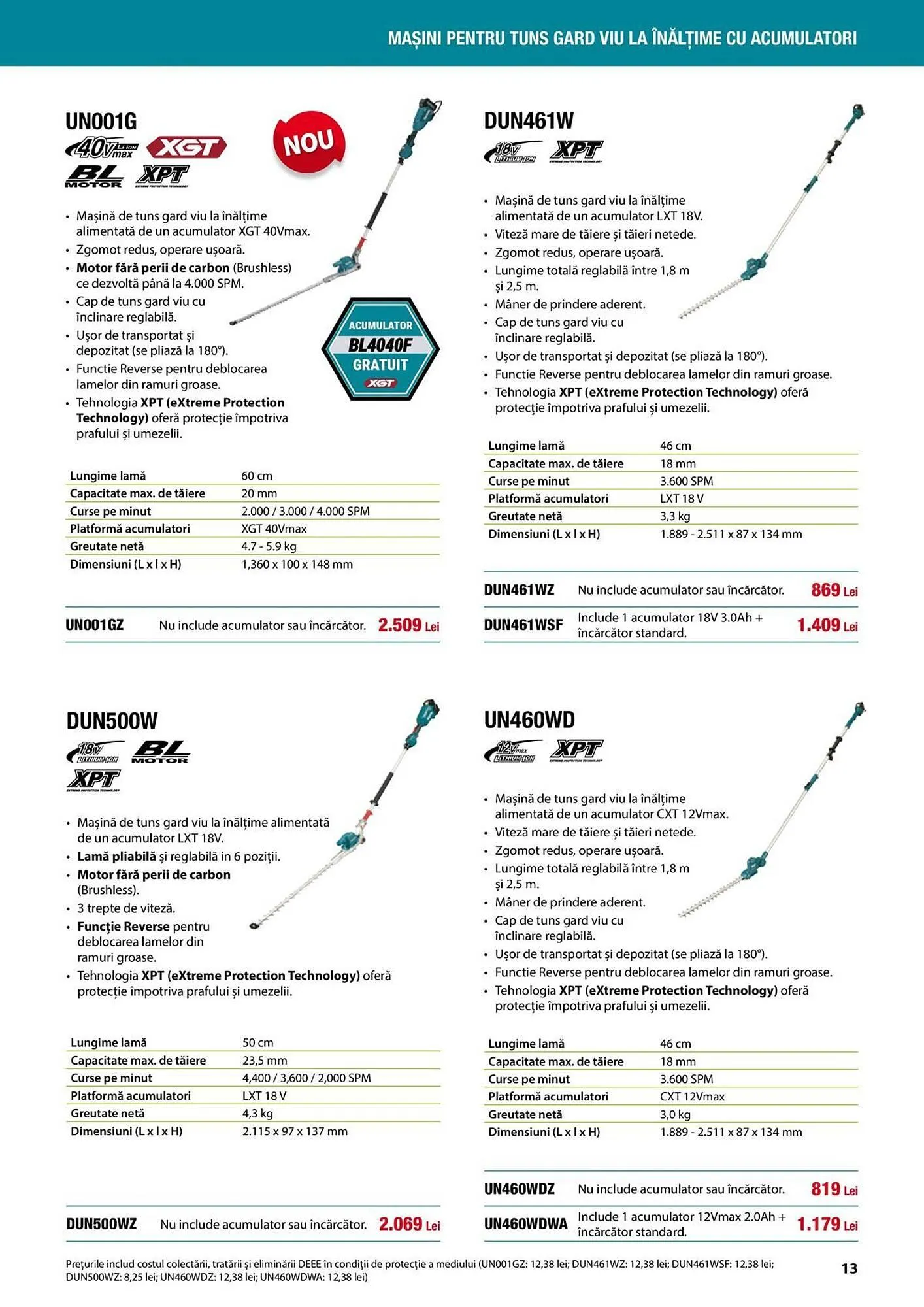 Catalog Catalog Makita de la 1 aprilie până la 31 august 2025 - Revista Pagina 13