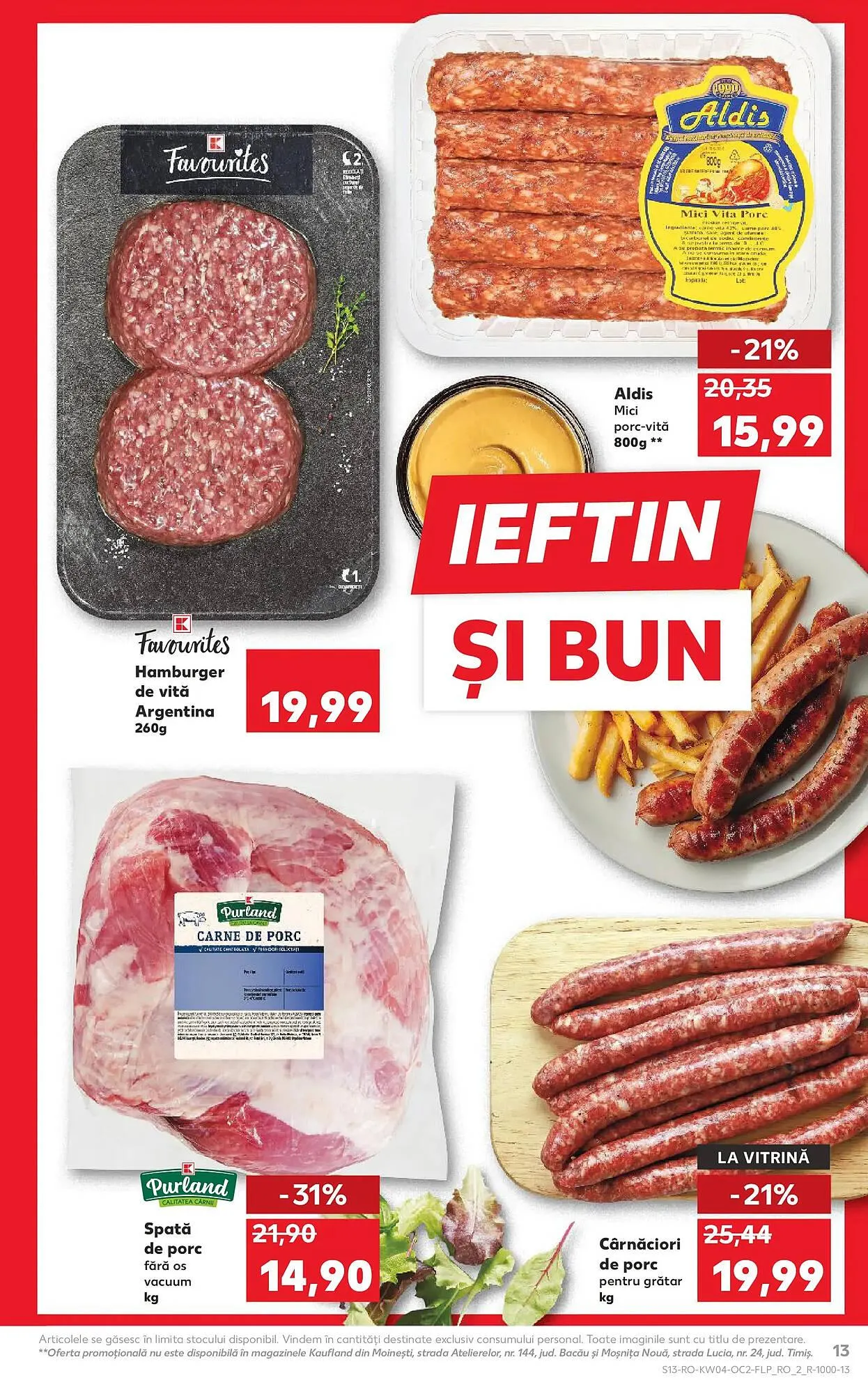 Catalog Catalog Kaufland de la 21 ianuarie până la 27 ianuarie 2026 - Revista Pagina 13