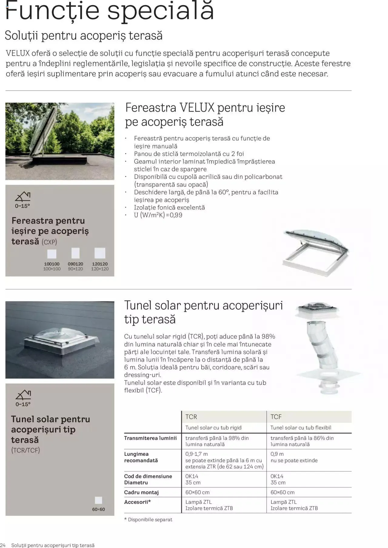 Catalog Velux catalog - Noua Generație De Ferestre Pentru Acoperiș Terasă de la 19 martie până la 31 decembrie 2024 - Revista Pagina 24