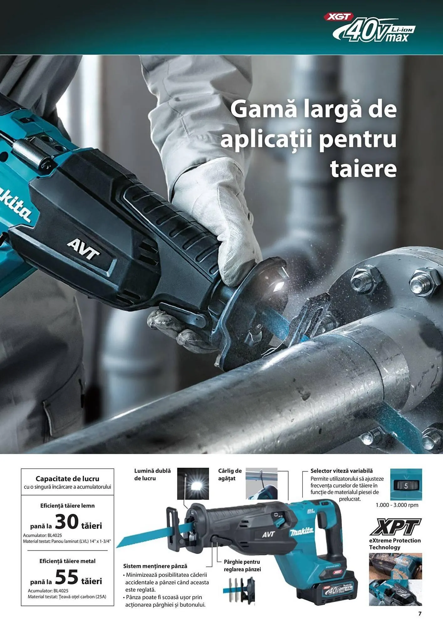 Catalog Сatalog Makita de la 19 iunie până la 31 decembrie 2024 - Revista Pagina 7