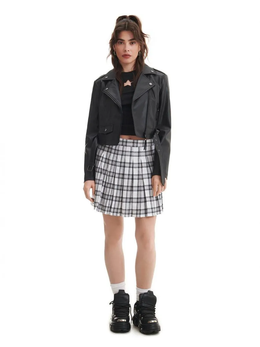 Geacă din imitație de piele