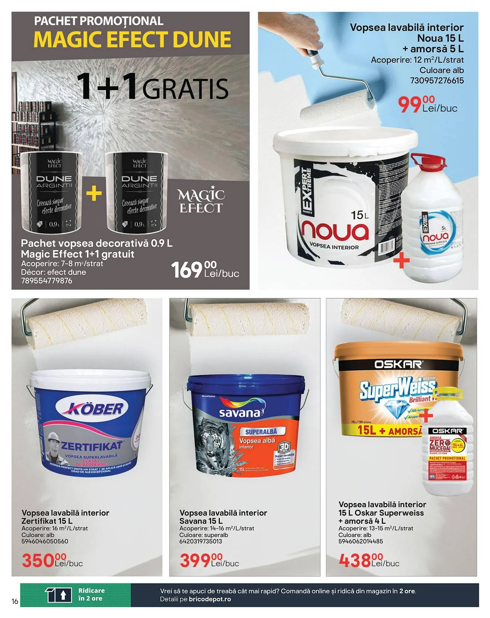 Catalog Brico Depôt catalog de la 4 aprilie până la 30 aprilie 2024 - Revista Pagina 16