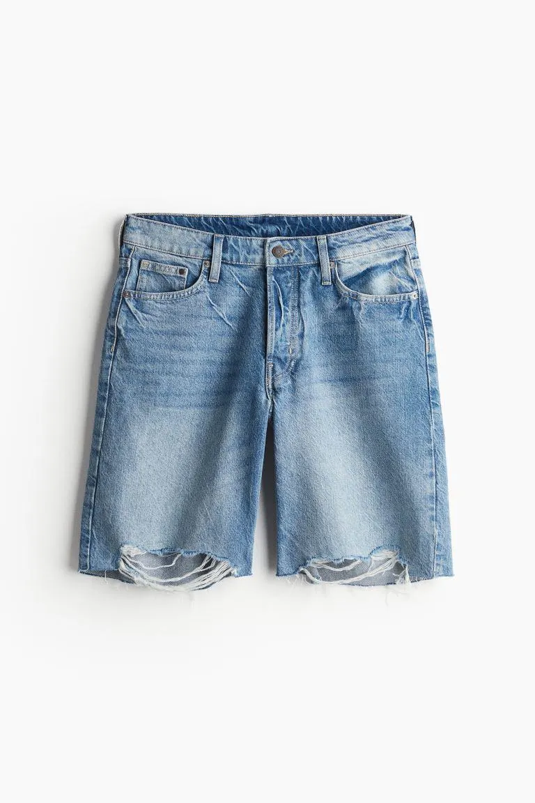 Baggy Low Denim shorts