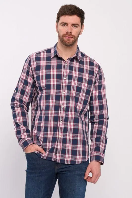 Kenvelo - Camasa barbat cu model in carouri regular