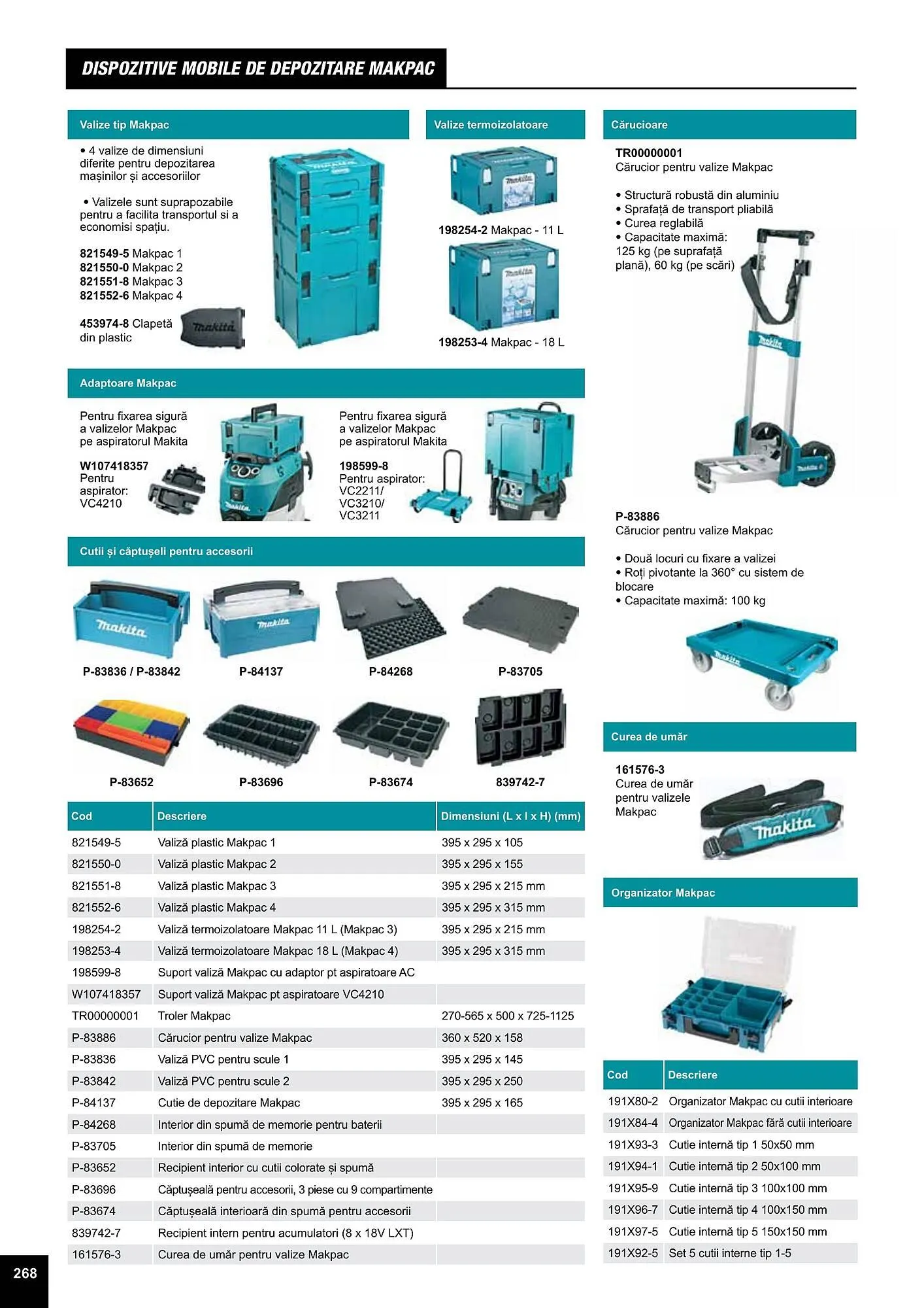 Catalog Makita catalog de la 27 iulie până la 31 decembrie 2023 - Revista Pagina 268