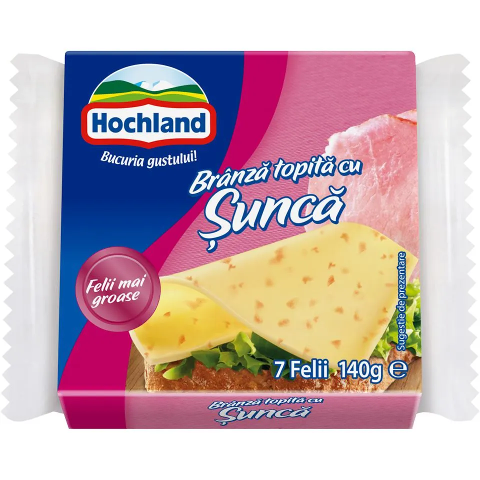 Hochland | Branza topita felii sunca 140g