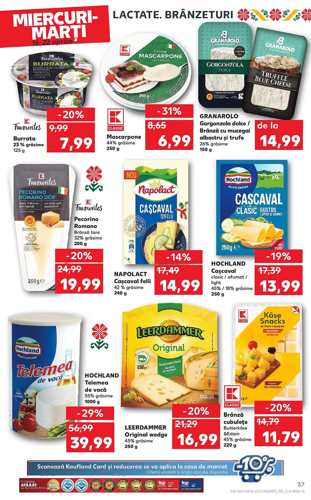 Catalog Catalog Kaufland de la 16 aprilie până la 22 aprilie 2025 - Revista Pagina 37