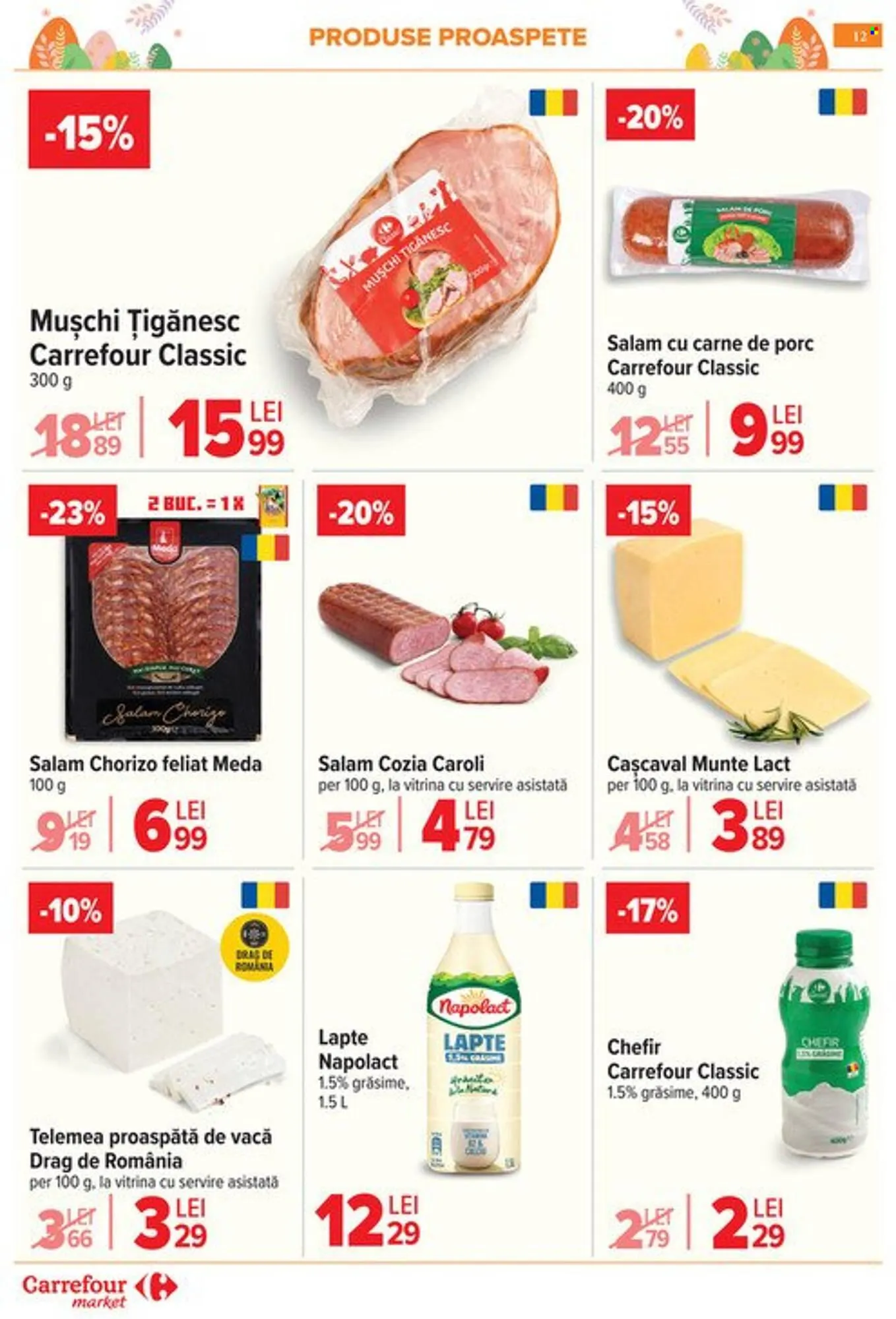 Catalog Catalog Carrefour Market de la 25 martie până la 5 aprilie 2026 - Revista Pagina 16