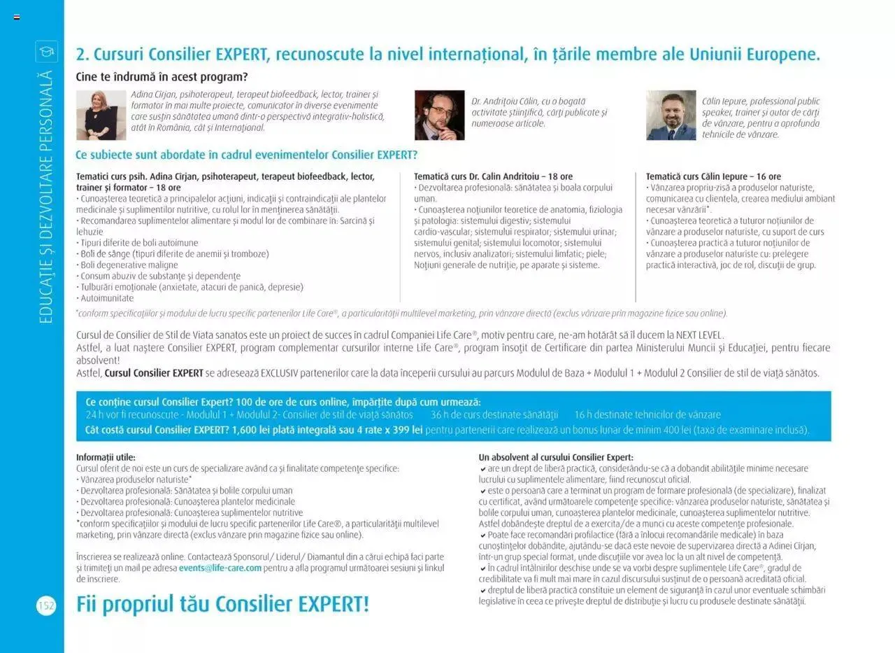 Catalog Life Care - Catalog Life Care toamna 2023 - iarna 2024 de la 1 septembrie până la 31 ianuarie 2024 - Revista Pagina 154