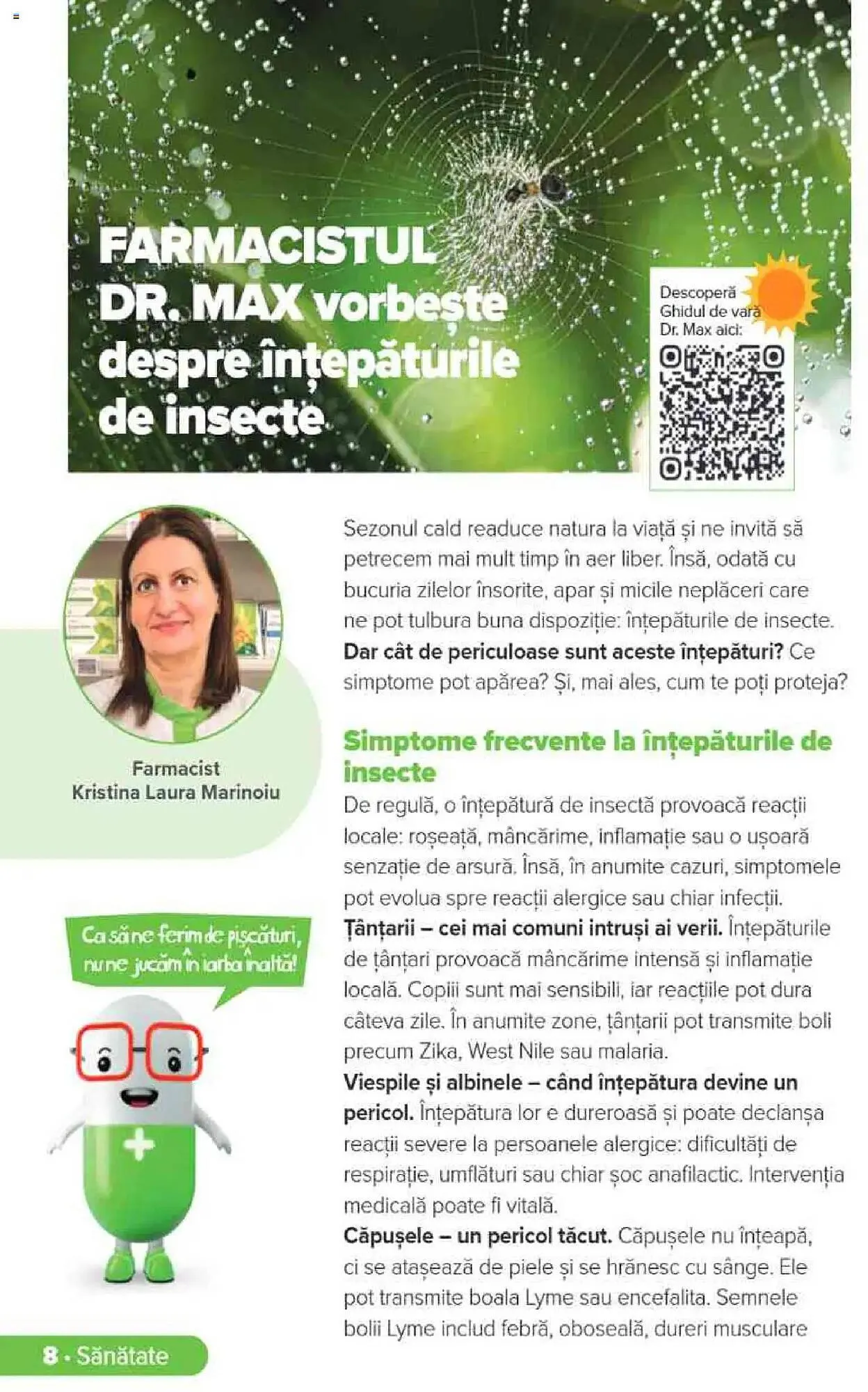 Catalog Catalog Dr.Max de la 1 iunie până la 31 august 2025 - Revista Pagina 8