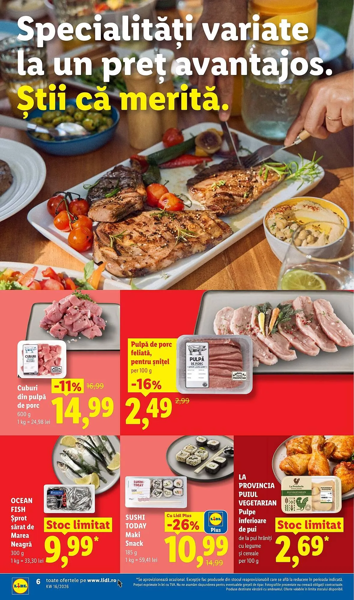 Catalog Catalog Lidl de la 14 aprilie până la 19 aprilie 2026 - Revista Pagina 6