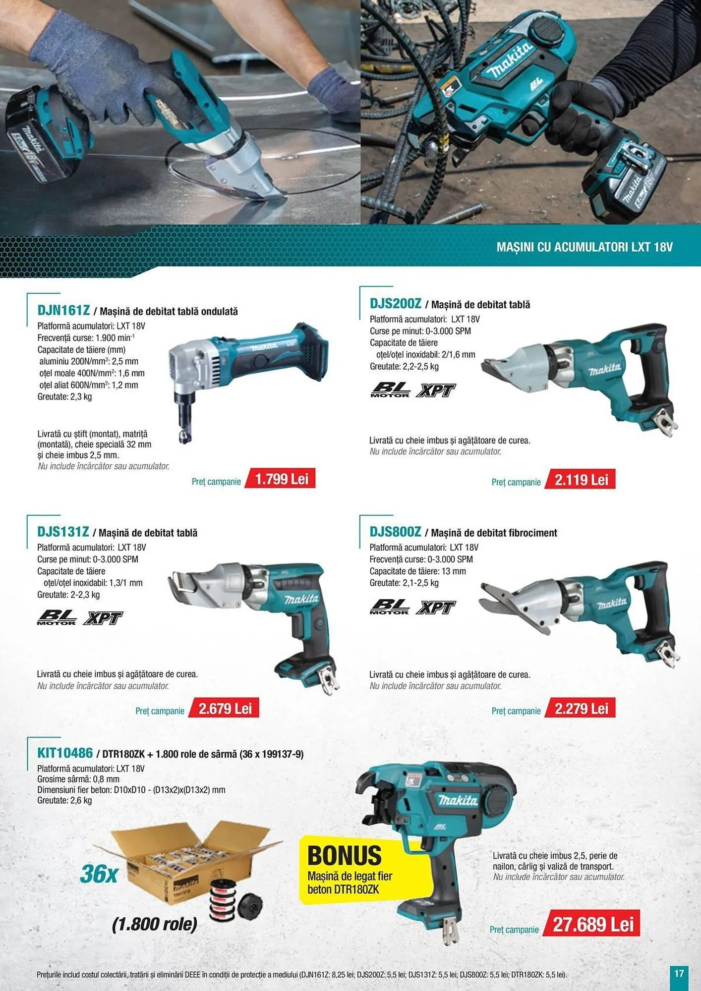 Catalog Catalog Makita de la 7 mai până la 31 decembrie 2025 - Revista Pagina 17