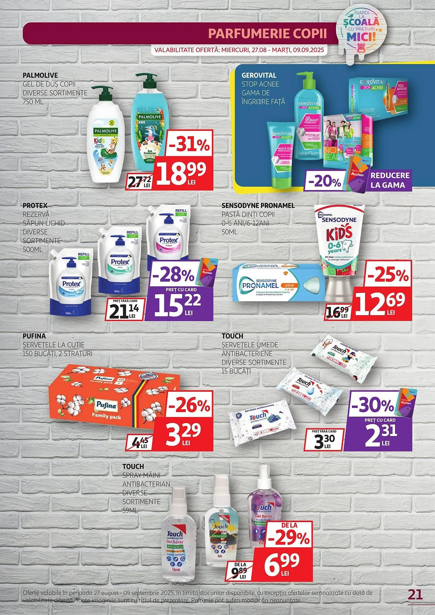 Catalog Catalog Auchan de la 27 august până la 9 septembrie 2025 - Revista Pagina 21