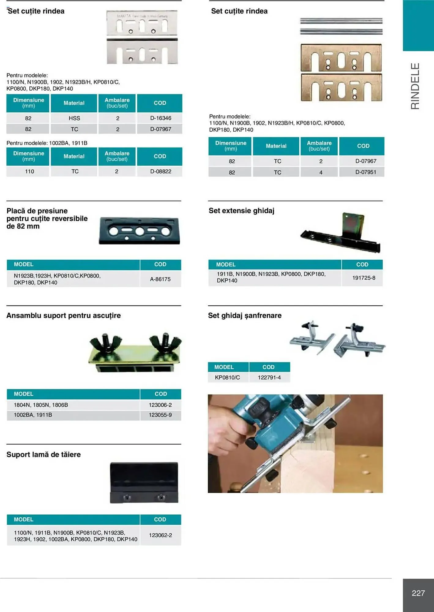 Catalog Catalog Makita de la 8 ianuarie până la 31 decembrie 2025 - Revista Pagina 227
