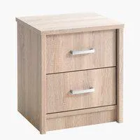 Noptieră EVETOFTE 2 sertare stejar