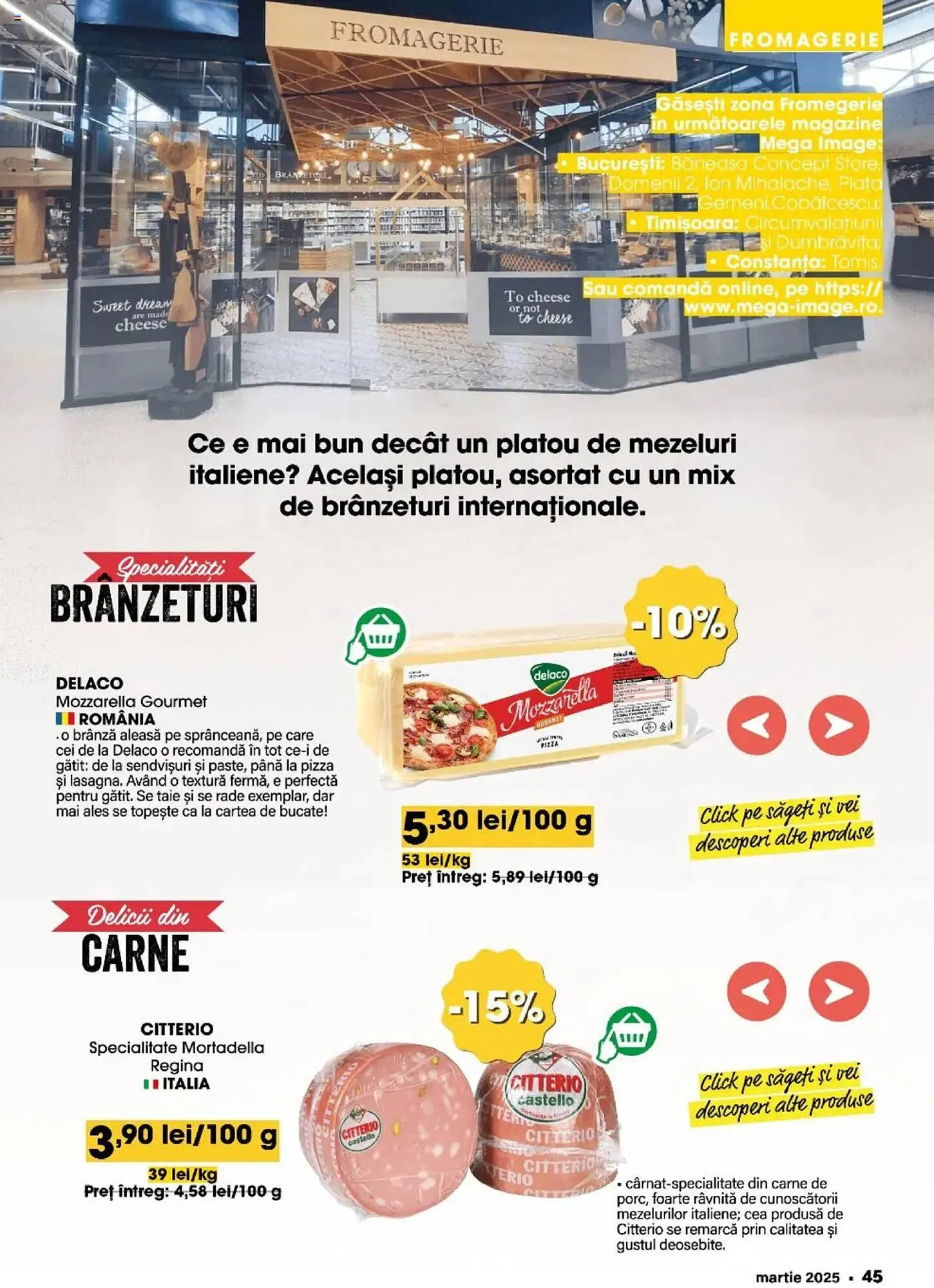 Catalog Catalog Mega Image de la 27 februarie până la 25 martie 2025 - Revista Pagina 45