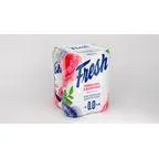 FRESH Bere Aroma de Zmeura si Coacaze 0% alcool 4 x 0,5 L