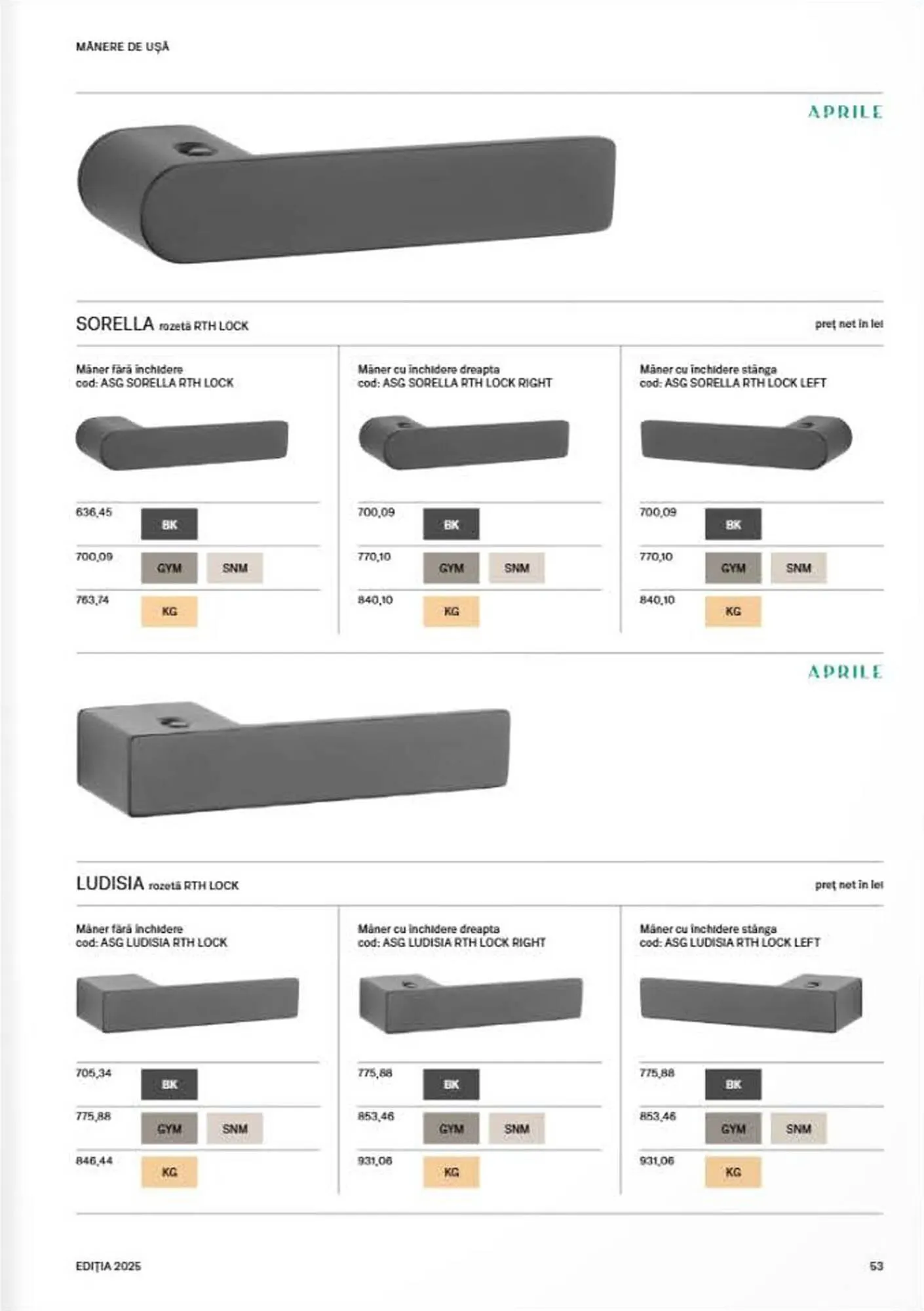 Catalog Catalog Proges de la 8 septembrie până la 31 decembrie 2025 - Revista Pagina 55