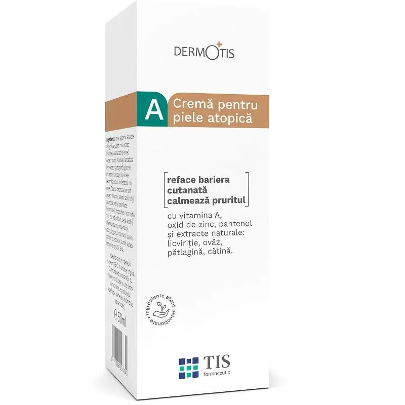Crema pentru piele atopica Dermotis, 40ml, Tis Farmaceutic