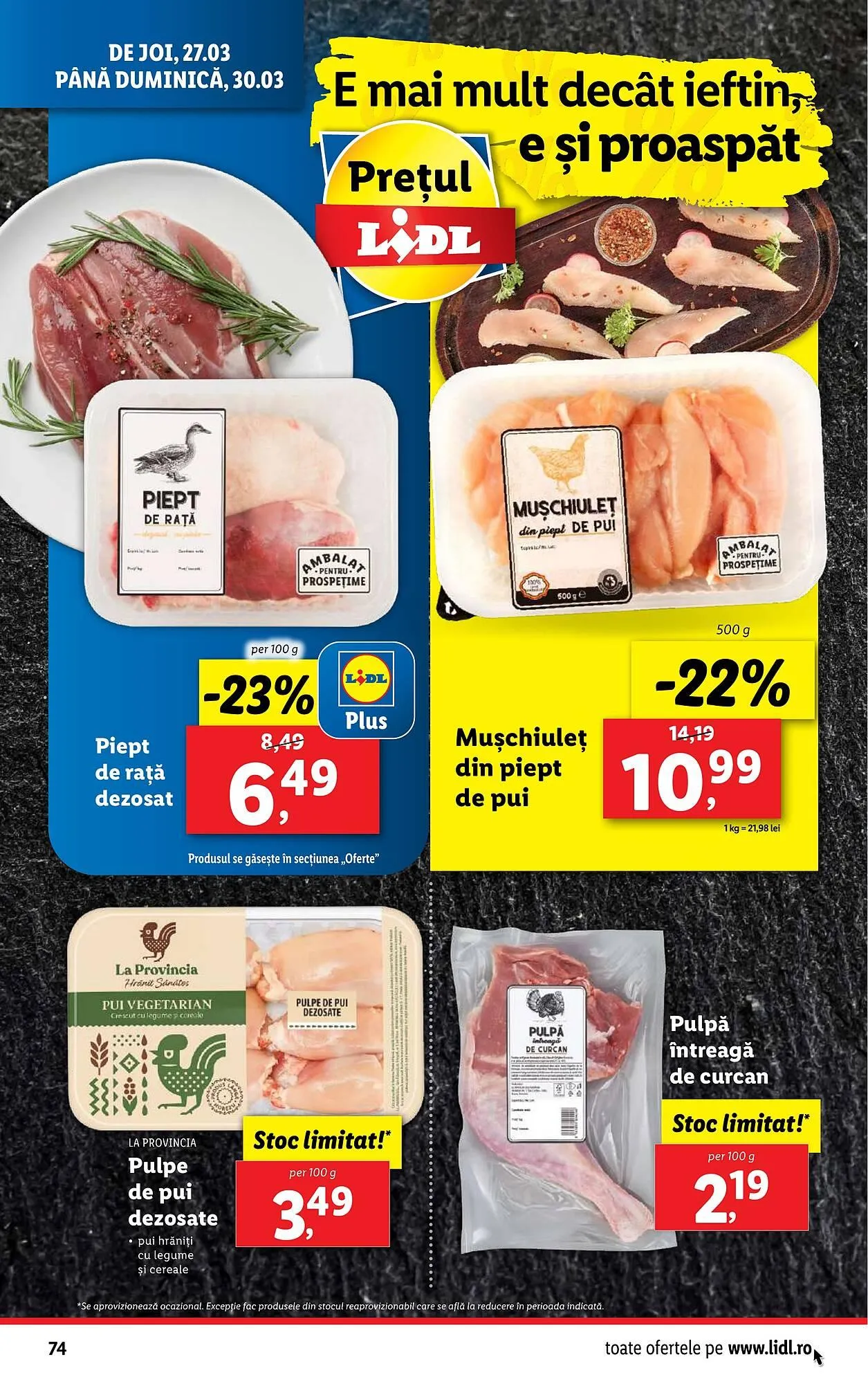 Catalog Catalog Lidl de la 24 martie până la 30 martie 2025 - Revista Pagina 74
