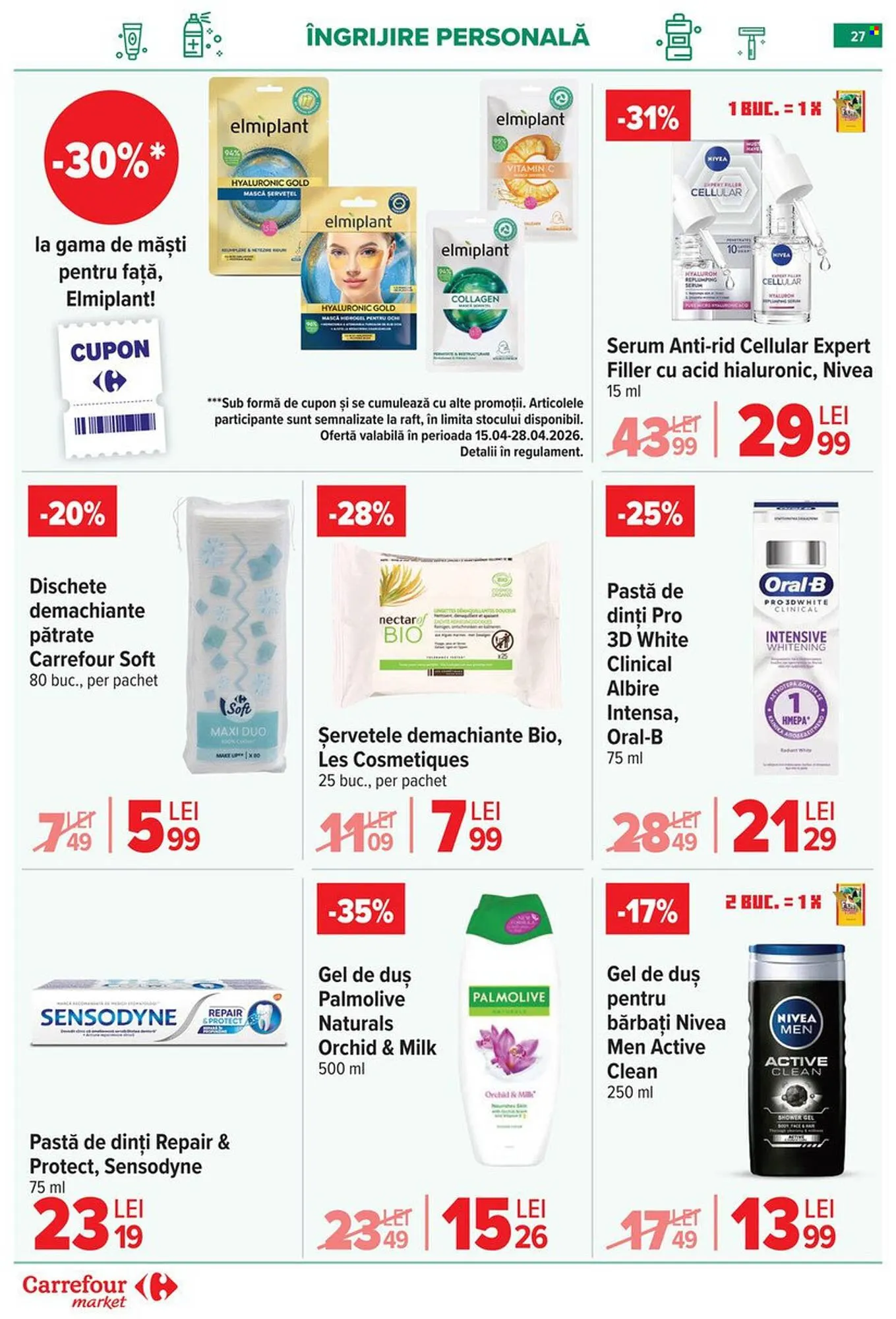 Catalog Catalog Carrefour Market de la 15 aprilie până la 28 aprilie 2026 - Revista Pagina 29