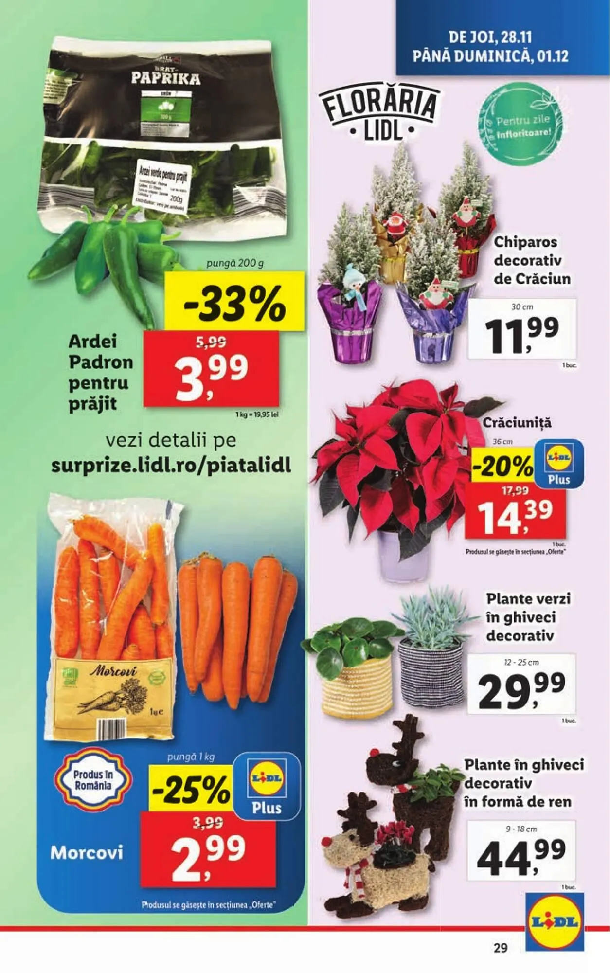 Catalog Catalog Lidl de la 25 noiembrie până la 1 decembrie 2024 - Revista Pagina 29