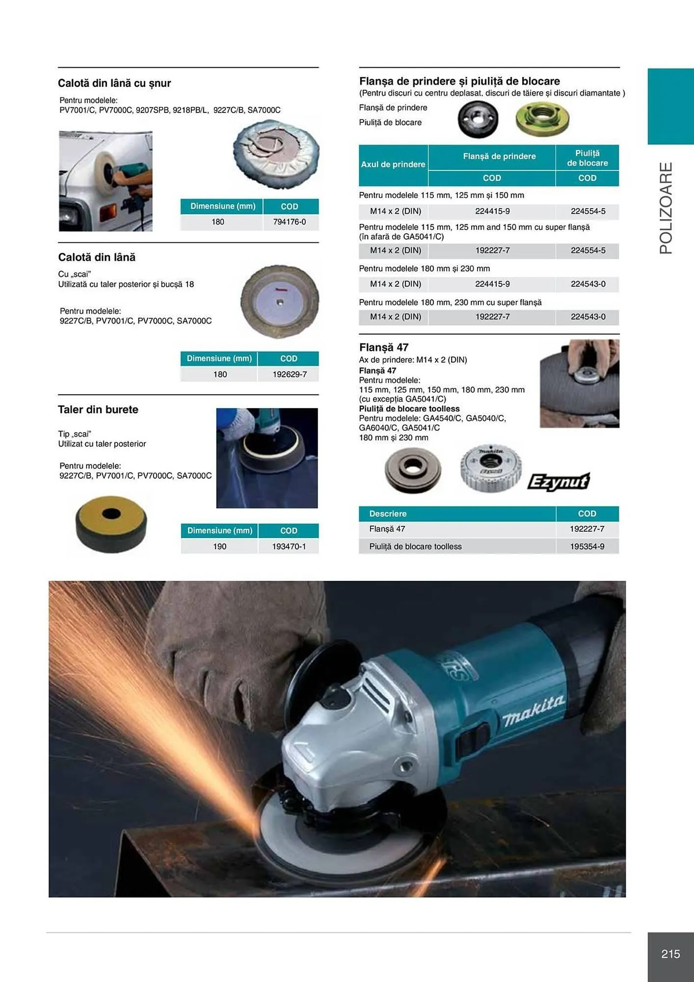 Catalog Catalog Makita de la 28 aprilie până la 31 decembrie 2026 - Revista Pagina 215