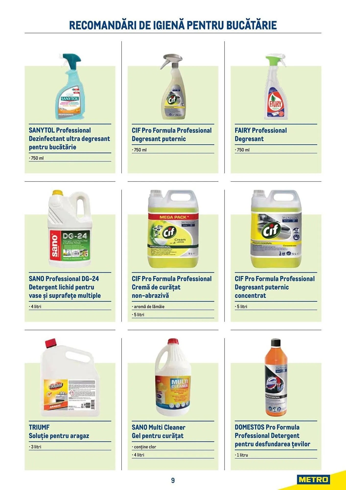 Catalog Сatalog Metro de la 16 ianuarie până la 31 decembrie 2024 - Revista Pagina 9