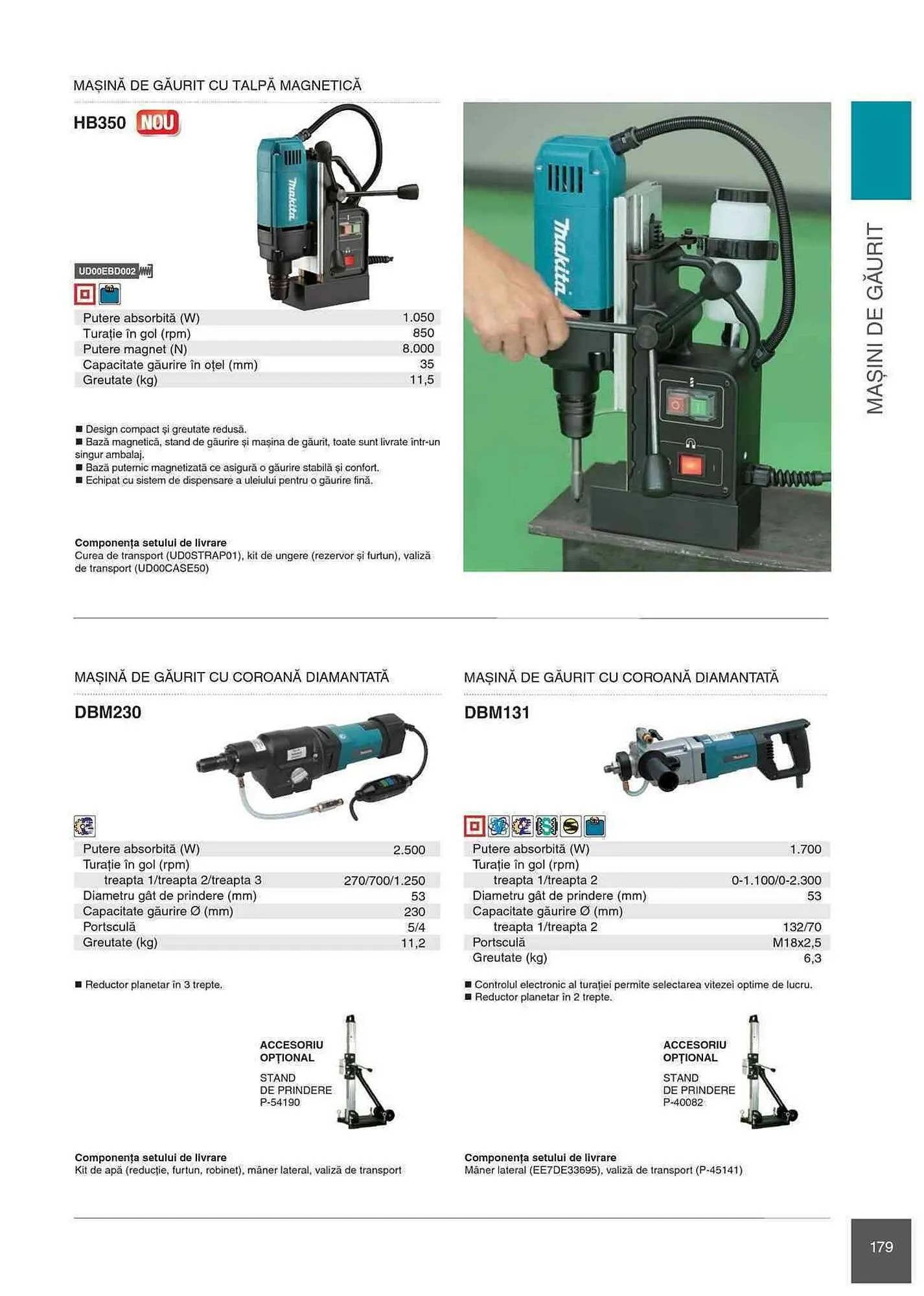Catalog Makita catalog de la 1 ianuarie până la 31 decembrie 2023 - Revista Pagina 179