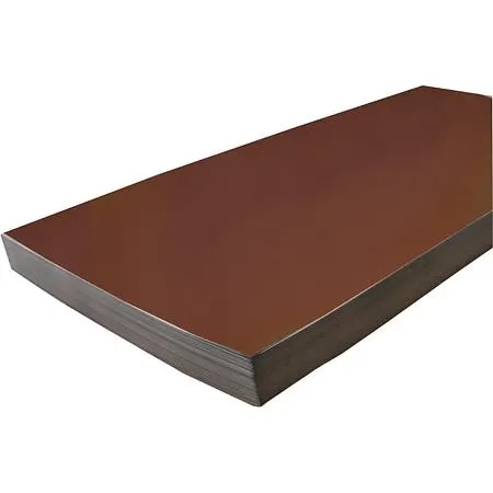 Tabla plana, maro RAL 8017 lucios, 0.35 mm, 1 x 2 m