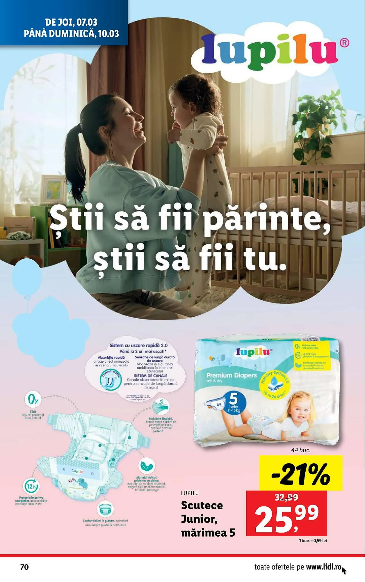 Catalog Lidl catalog de la 4 martie până la 10 martie 2024 - Revista Pagina 70