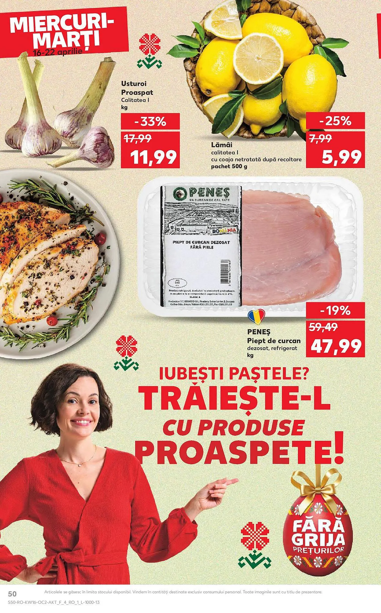Catalog Catalog Kaufland de la 16 aprilie până la 22 aprilie 2025 - Revista Pagina 50