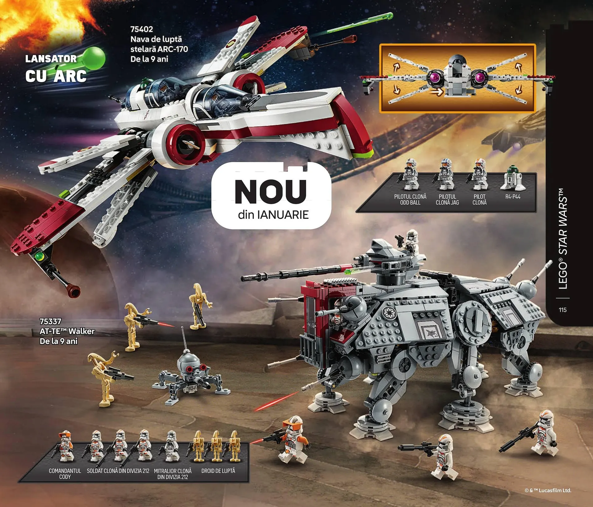 Catalog Сatalog Lego de la 1 ianuarie până la 30 iunie 2025 - Revista Pagina 115