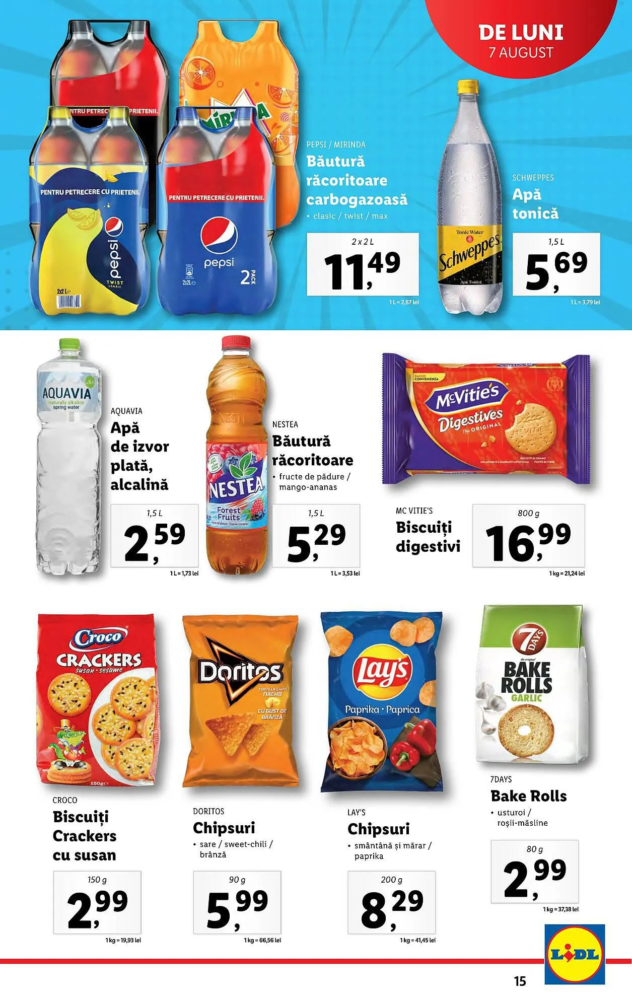 Catalog Lidl catalog de la 7 august până la 13 august 2023 - Revista Pagina 15