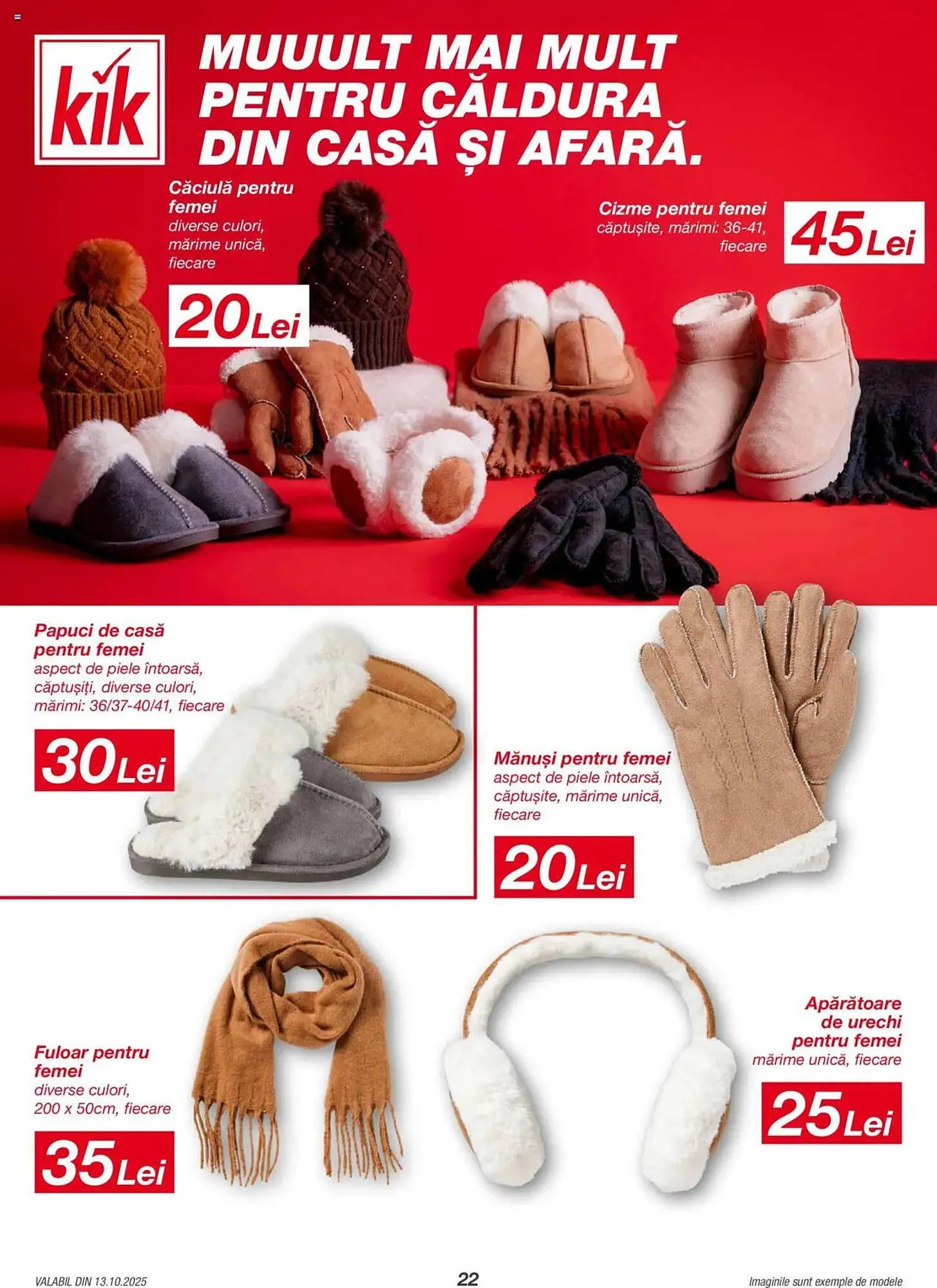 Catalog Catalog Kik de la 12 octombrie până la 7 noiembrie 2025 - Revista Pagina 22