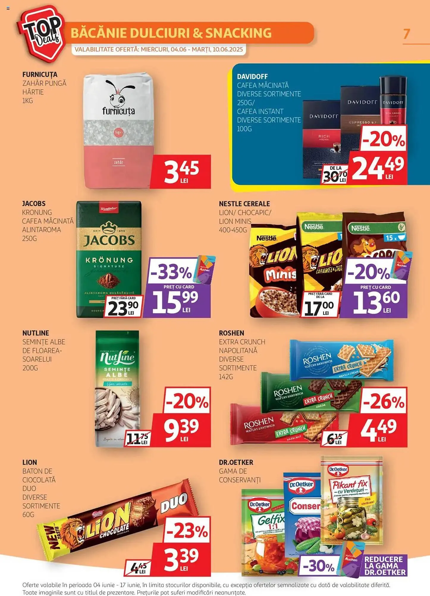 Catalog Catalog Auchan de la 4 iunie până la 17 iunie 2025 - Revista Pagina 7