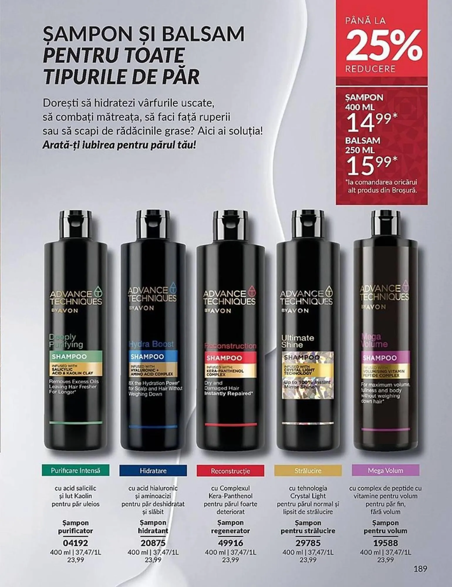 Catalog Catalog Avon de la 3 noiembrie până la 30 noiembrie 2025 - Revista Pagina 187