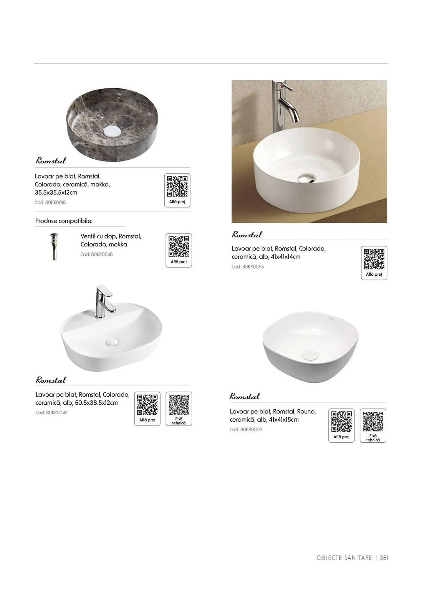 Catalog Catalog Romstal de la 1 aprilie până la 31 decembrie 2026 - Revista Pagina 381