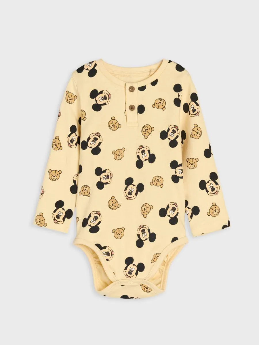 Body Mickey Mouse din bumbac