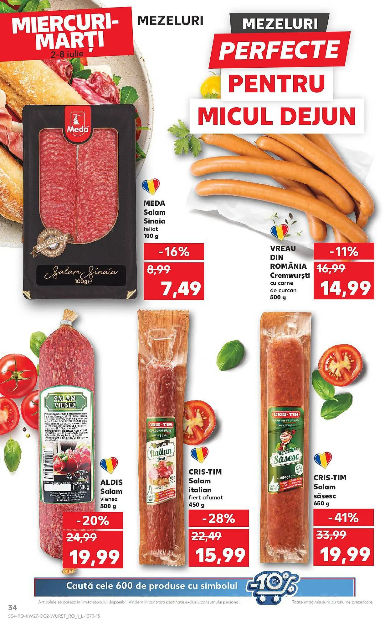 Catalog Catalog Kaufland de la 2 iulie până la 8 iulie 2025 - Revista Pagina 34