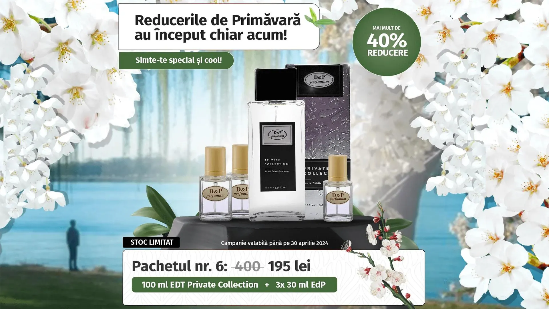 Set promo 100 ml Private Collection + 3×30 ml pro EDP